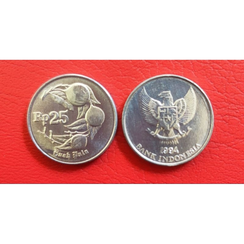 Koin 25 Rupiah Buah Pala
