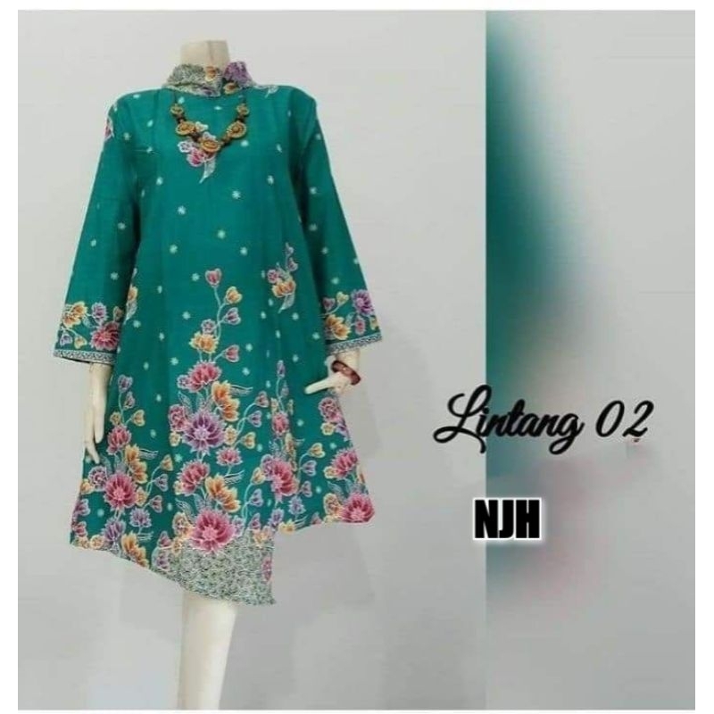 Tunik Batik Katun Jumbo Cantik Mewah Halus Premium