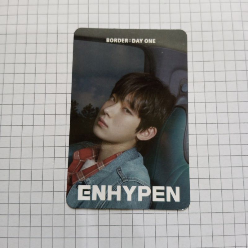 (ready) official pc sunoo bdo bene pob yzy yiziyu r1 border day one photocard enhypen
