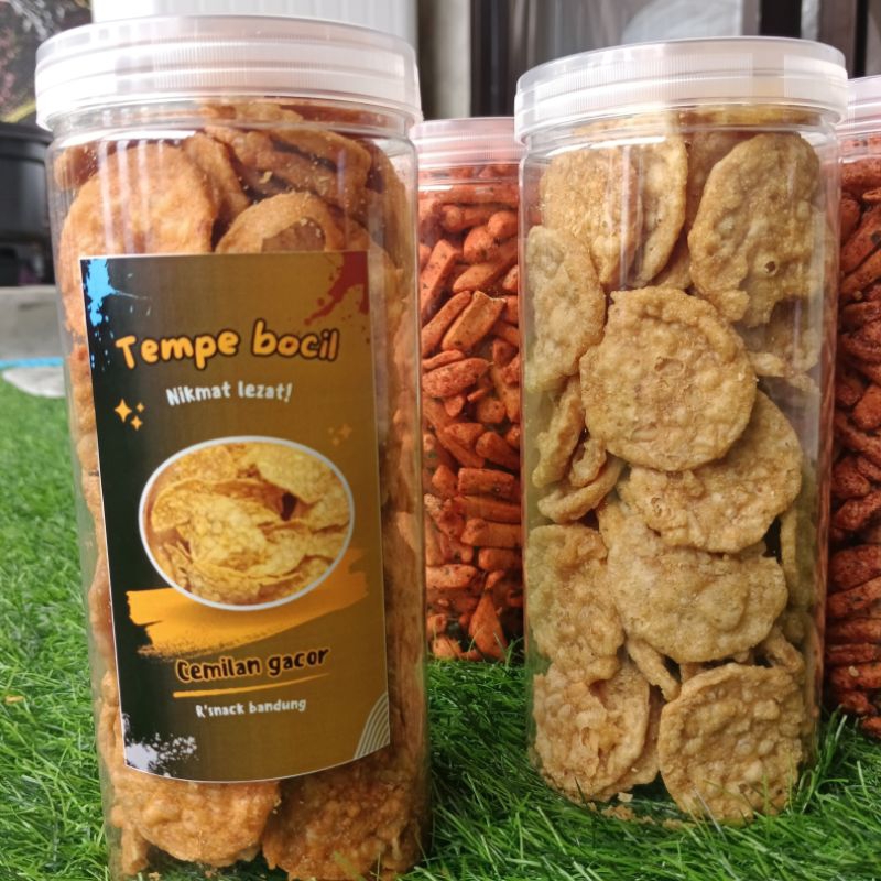 

keripik tempe 2varian rasa (ori 400gr + manis pedas 400gr)