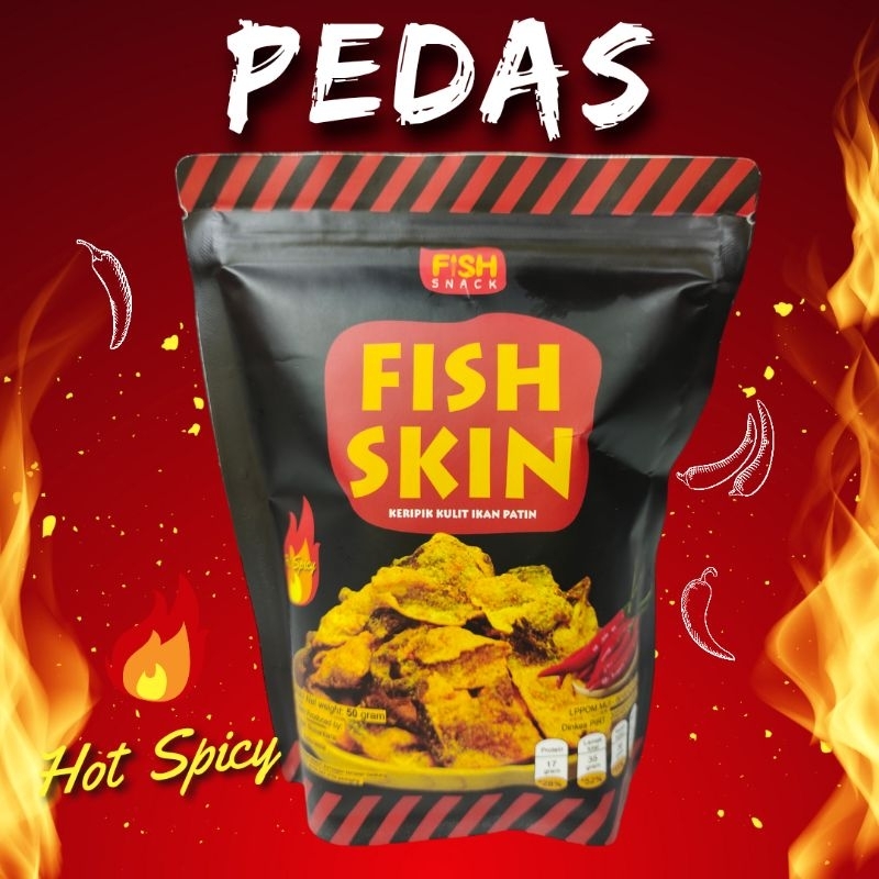 Fish Skin Keripik Kulit Ikan Patin Kemasan pouch