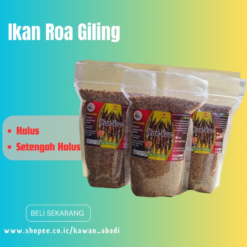 

Ikan Roa Setengah halus, Ikan Roa Halus 450 gr