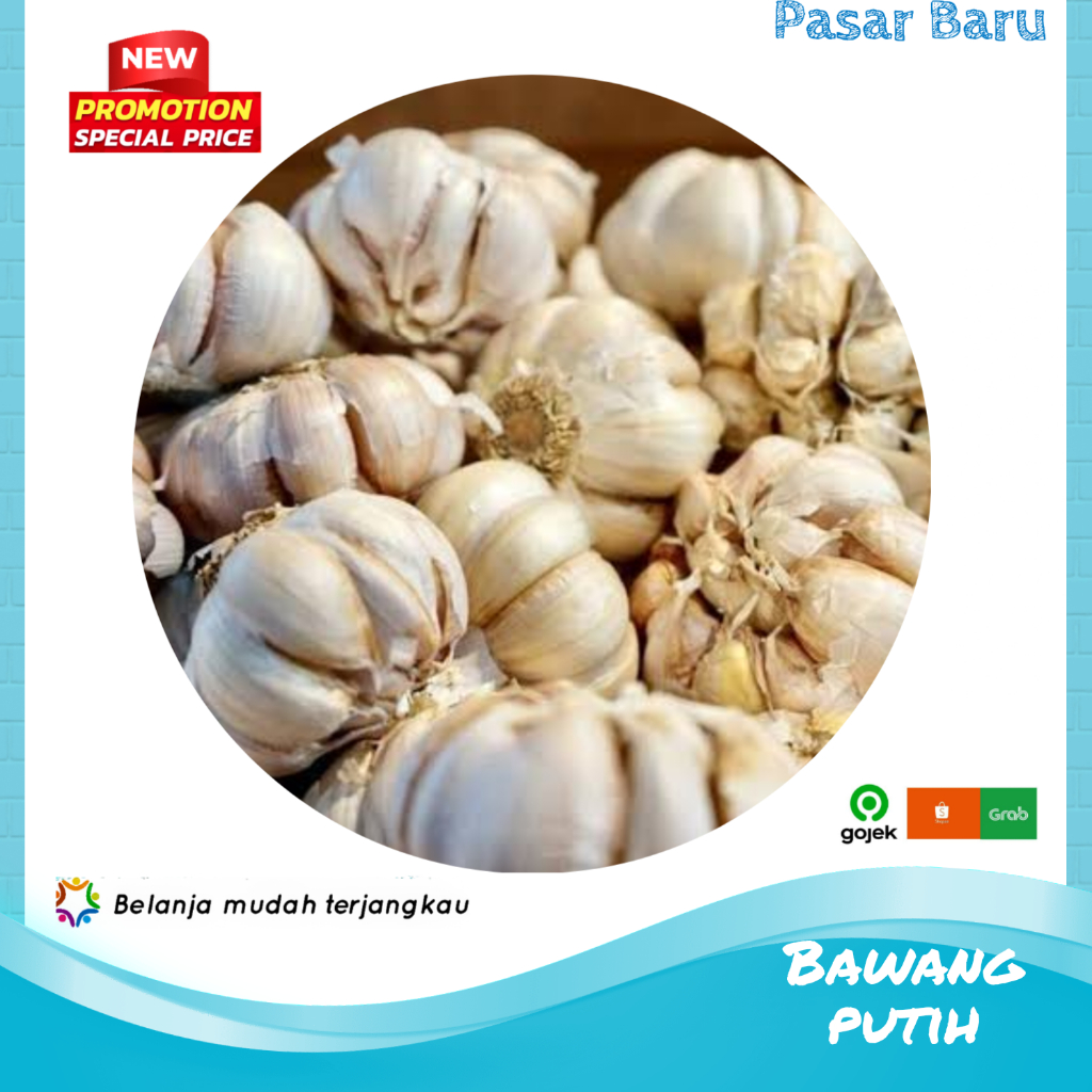 

Bawang Putih • 100gram ✓ Murah | Pasar Baru Makassar
