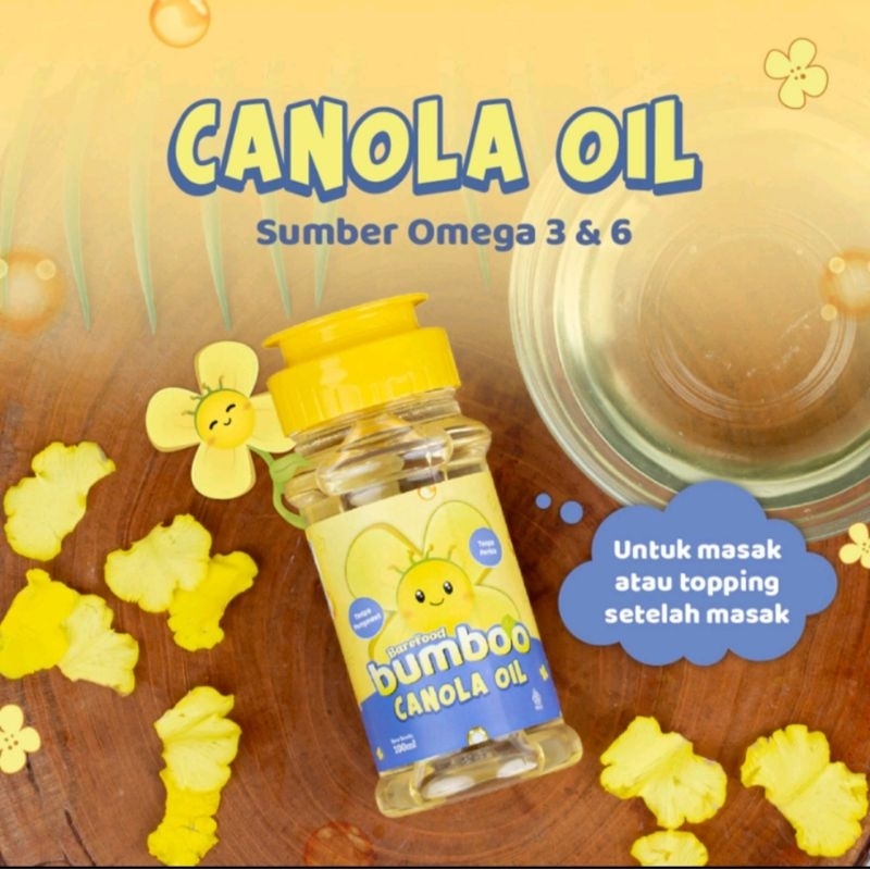 

BUMBOO CANOLA OIL 100ML - MINYAK ASLI MPASI ANAK