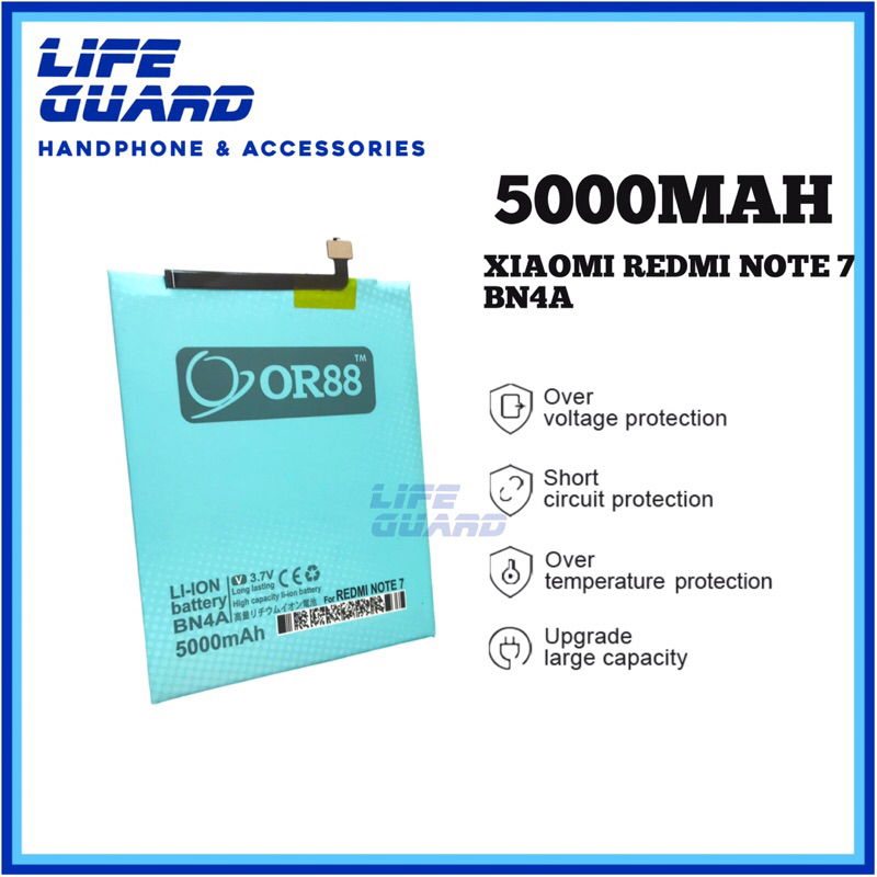 BATERAI ORIENS XIAOMI REDMI NOTE 7 BN4A 5000MAH BATRE DOUBLE IC