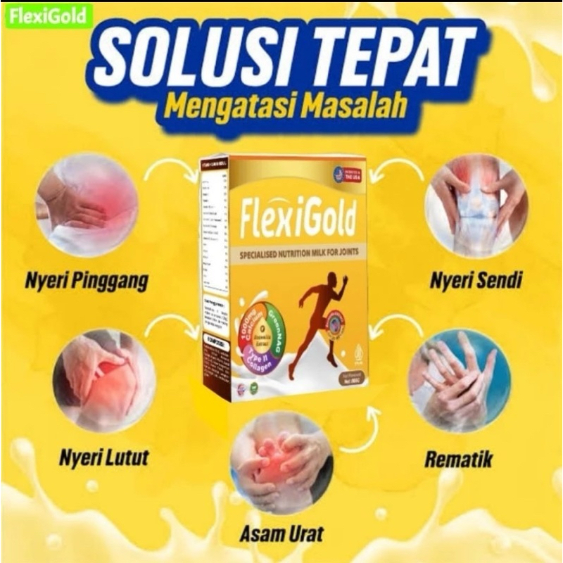 

Best seller susu FlexiGold Mengobati tulang dan Sendi yang Sehat