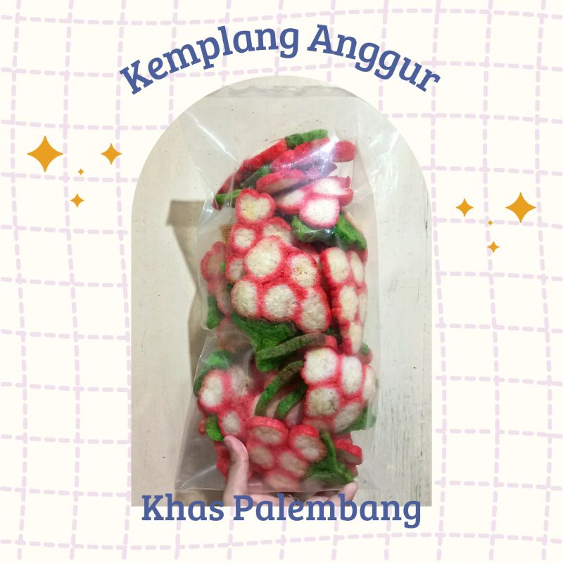 

Kemplang Bentuk Anggur Khas Palembang / Kemplang Ikan / 500 Gr