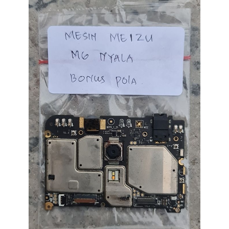 Mesin Meizu M6 nyala