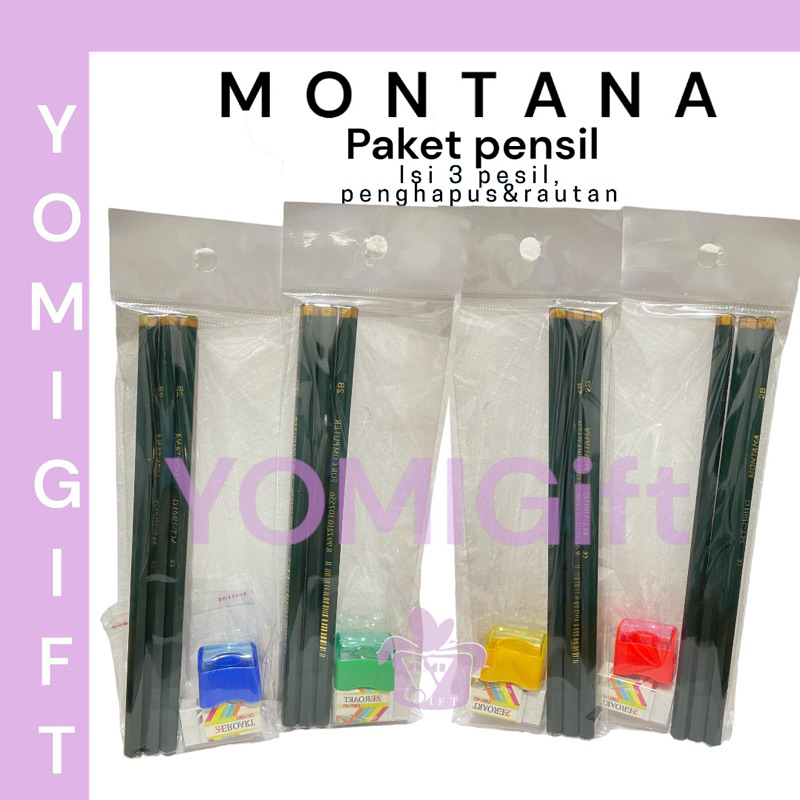 

MONTANA PENSIL 2B /PAKET PENSIL 2B MONTANA / PAKET PENSIL MURAH
