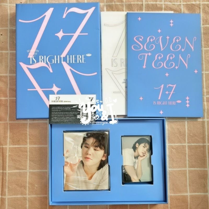 seventeen best album 17 is right here dear ver unsealed svt pob yes24 pvc
