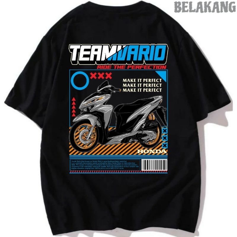 Kaos Baju Vario 150cc | Kaos Team Vario | Otomotif Series