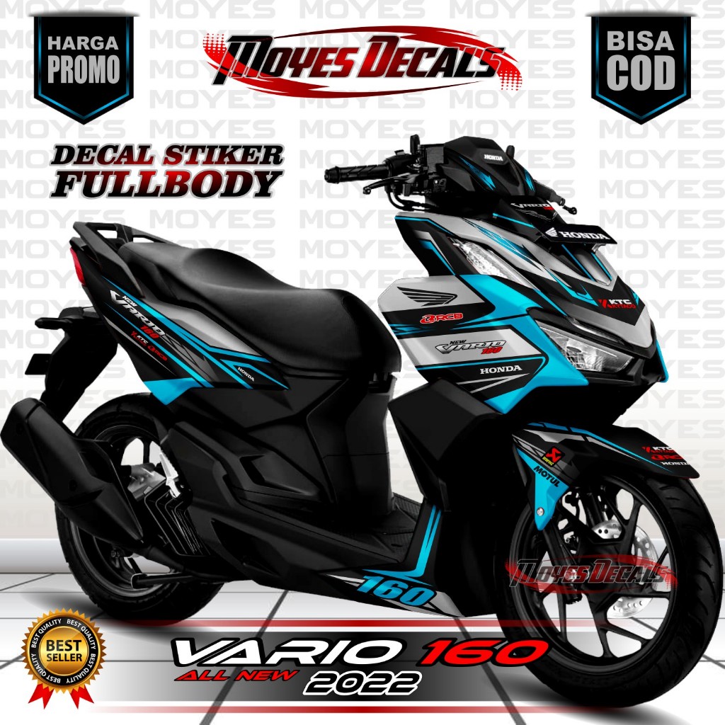 Decal Motor Vario 160 - Stiker Motor Vario 160 Fullbody Premium - Variasi Motor Honda Vario 160 2022