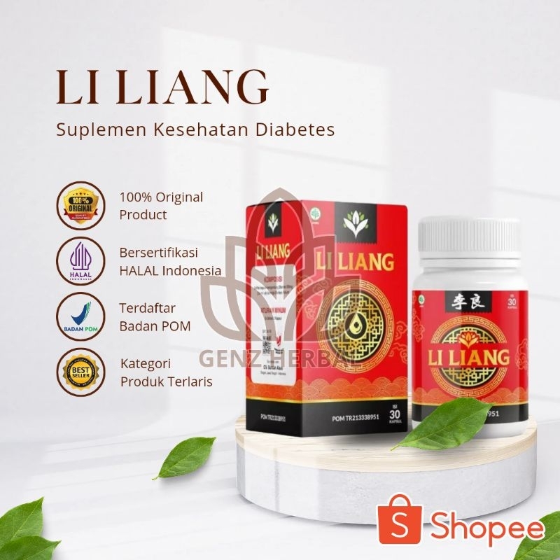 LI LIANG Suplemen Kesehatan Diabetes Kencing Manis Li Liang Asli Original