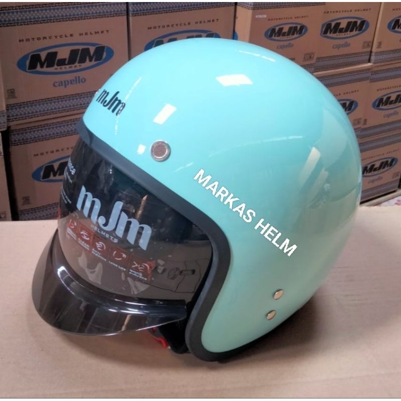 Helm Retro MJM Magnum/Capello Kaca Inner | Helm Hijab