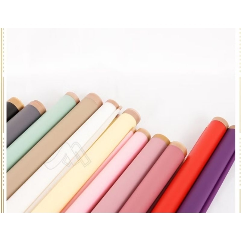 

5PCS Flower Wrapping List Gold Wrapping Cellophane Waterproof Kertas Buket Bunga