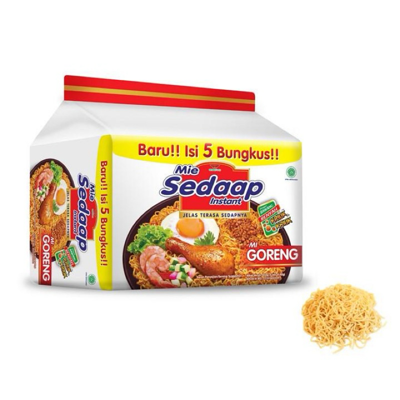 

Sedaap Mie Goreng 5x90 Gr Makanan Instan