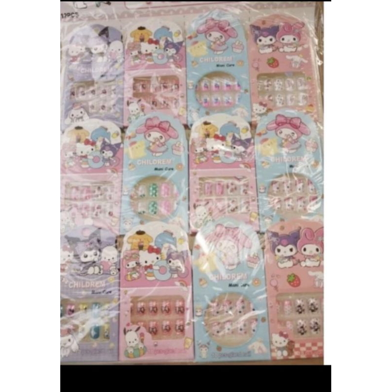 mainan anak kuku cantik.kuku palsu / kuku karakter