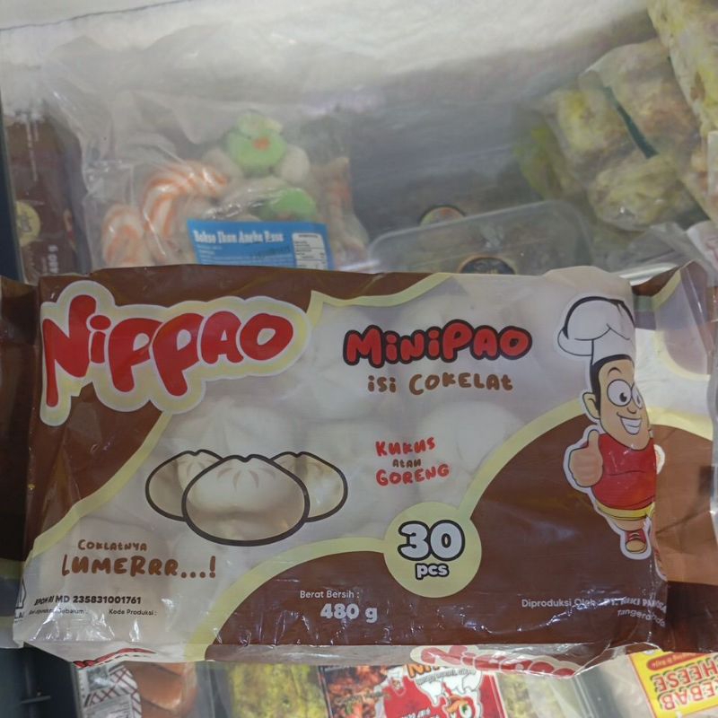 

Nippao Mini Bakpao isi cokelat isi 30 pcs
