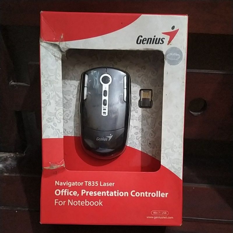 Sale gila Genius navigator T835 laser presentation controller kontrol presentasi mouse