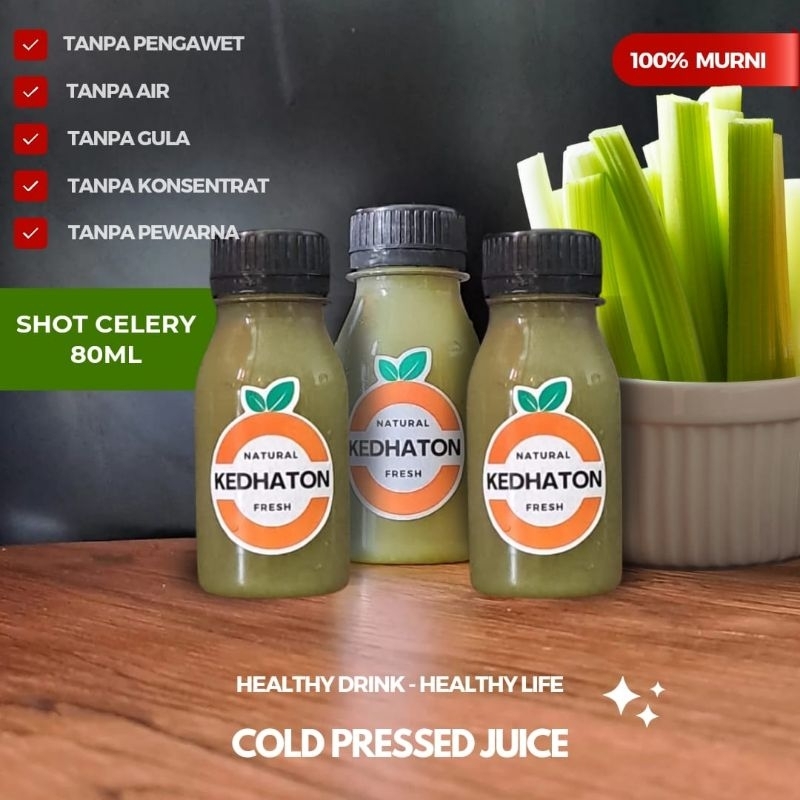 

Cold Pressed Juice – SHOT CELERY– Home Made – 80ml