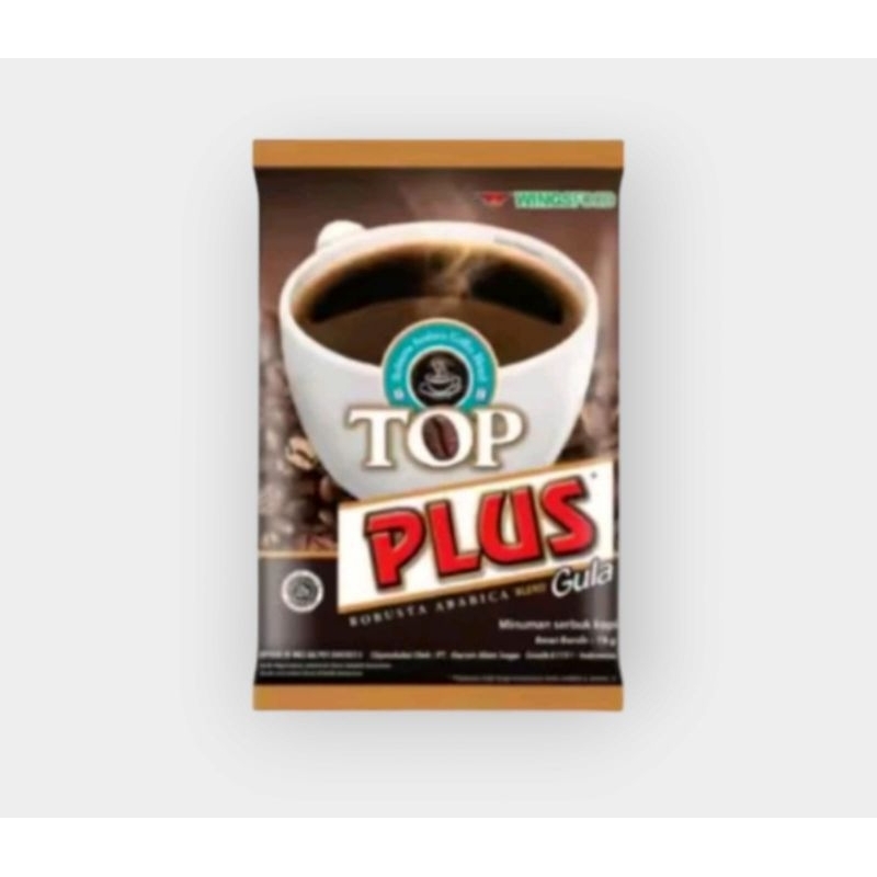 

Top Kopi Plus isi 10 sachet kemasan 18gram (kopi+gula)