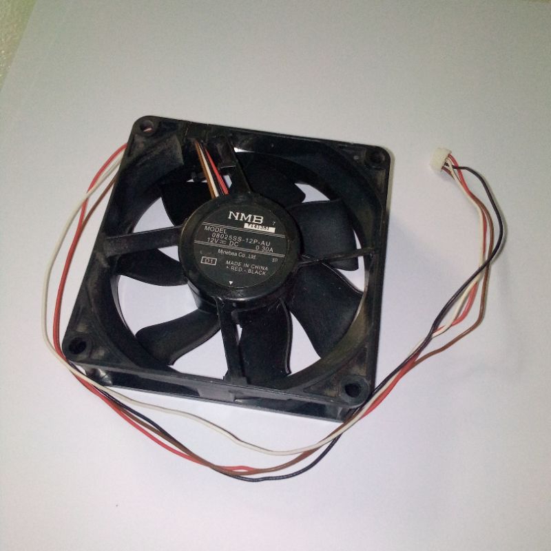 FAN 8CM KIPAS PROYEKTOR ORIGINAL NMB 08025SS-12P-AU 12V 0.3A GARANSI