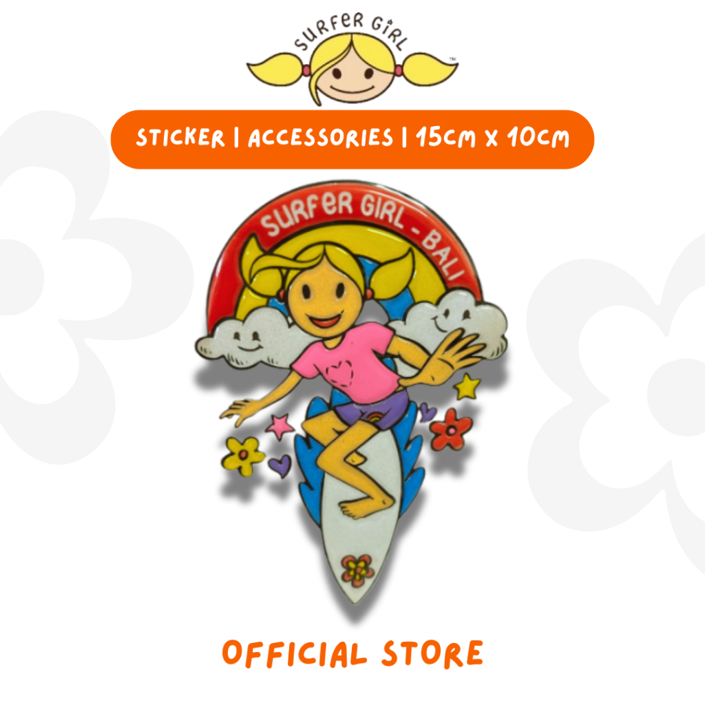 

Surfer Girl I Love Bali Sticker 241ASTK002AST | Waterproof | Sticker Lucu