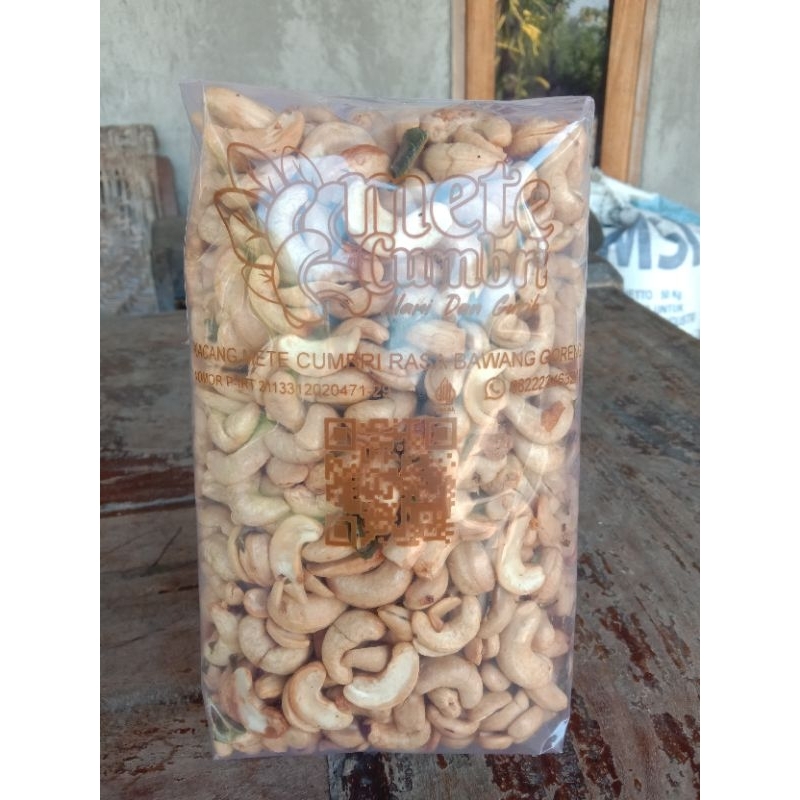 

Kacang Mete Split rasa bawang siap saji 1000 gram asli bukit Cumbri Wonogiri