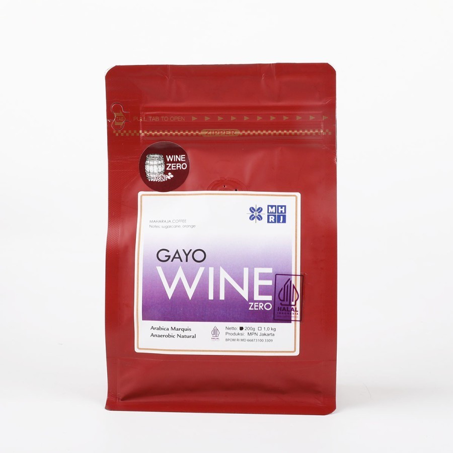 

Maharaja Kopi Gayo Wine Zero Arabika roasted sangrai - Maharaja Coffee