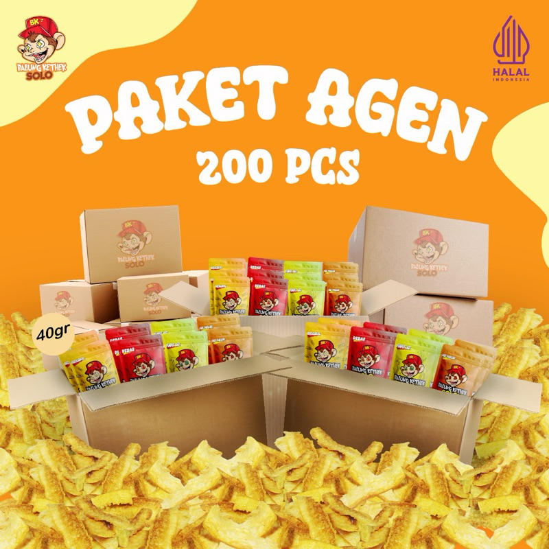 

PAKET AGEN BALUNG KETHEK SOLO 200 pcs Ukuran 40gr