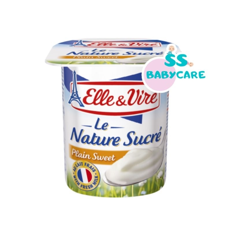 

Elle & Vire Yoghurt Plain Sweet 125gr - Yogurt MPASI