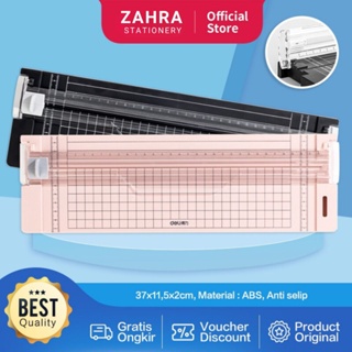 

Deli Small Paper Trimmer Portable/ Pemotong Kertas Kecil A4 A5 Trimmer Photo Cutter Mat 14251