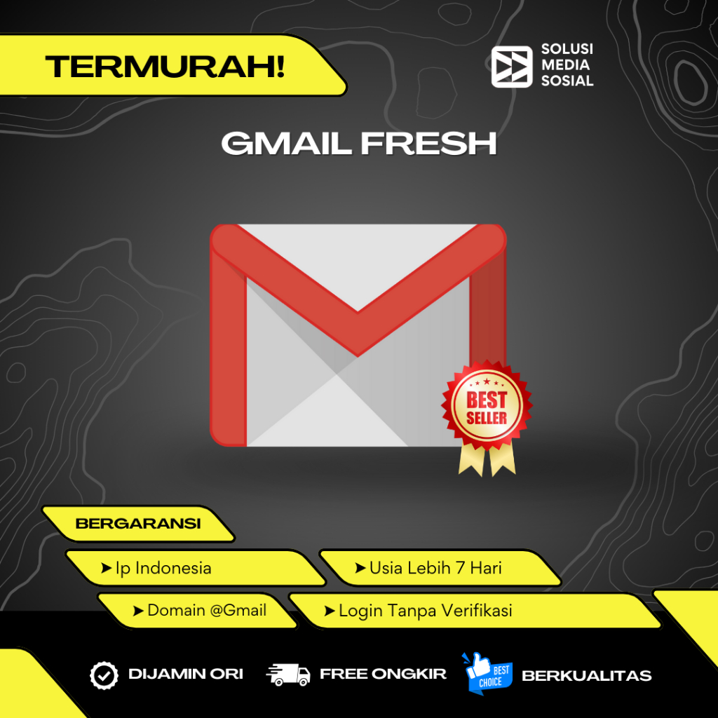 AKUN GMAIL FRESH PERMANENT NON PVA
