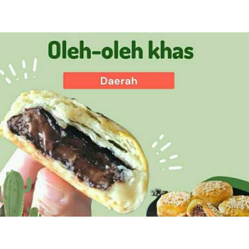 

pia khas gorontalo/pia coklat lumer/pastry isi 10pcs