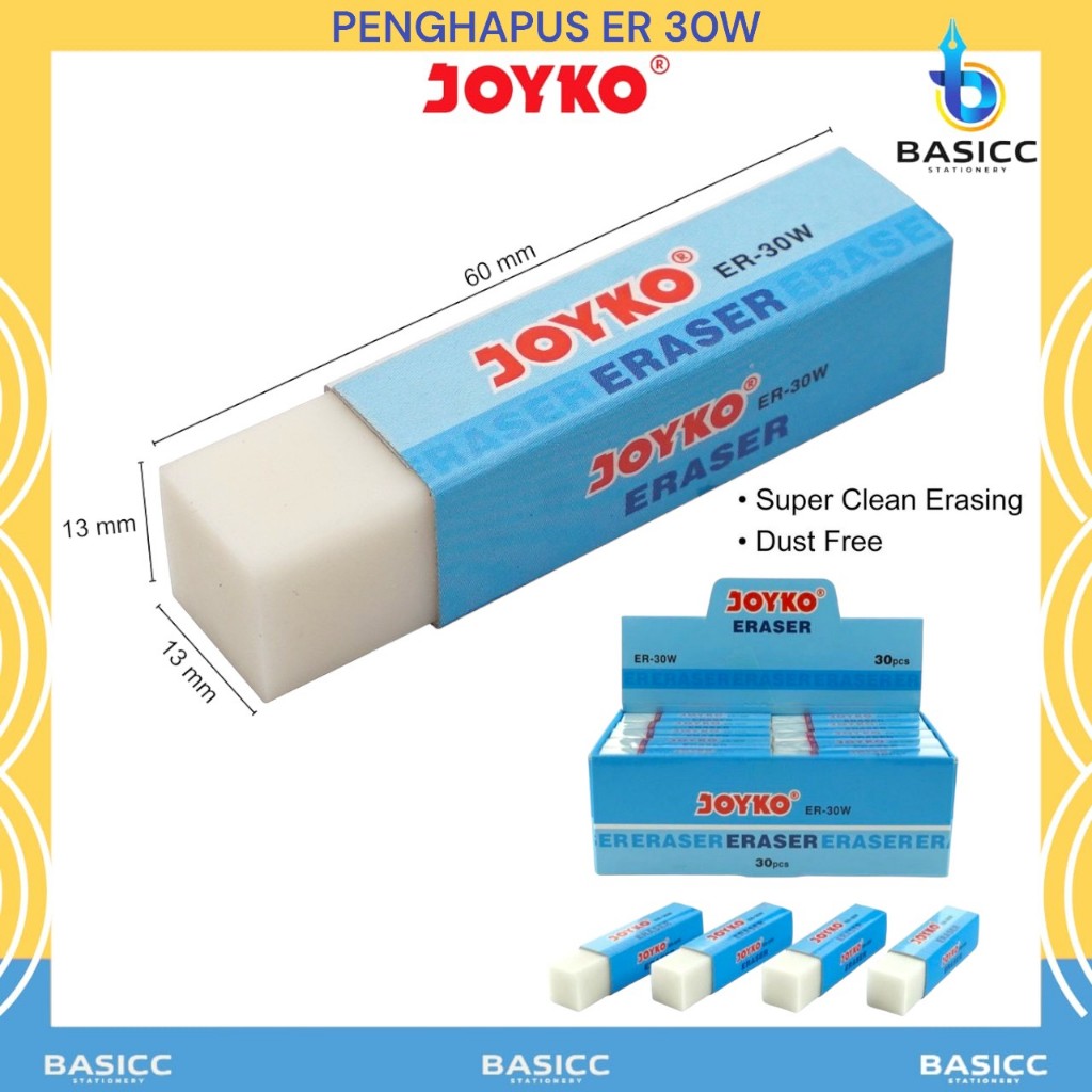 

Joyko Eraser Penghapus ER 30W | @1Pcs