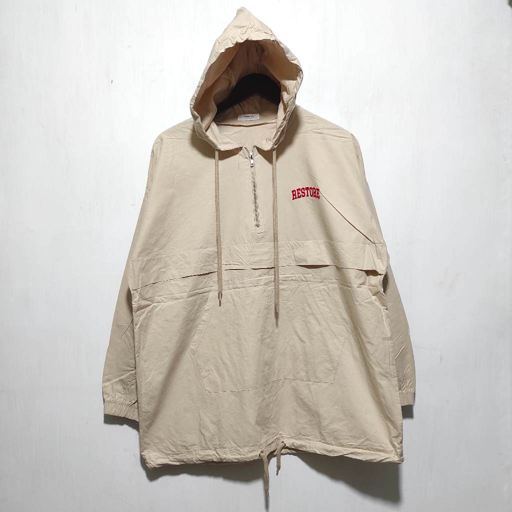 Comme ca Hoodie Jacket half zip Size : XL