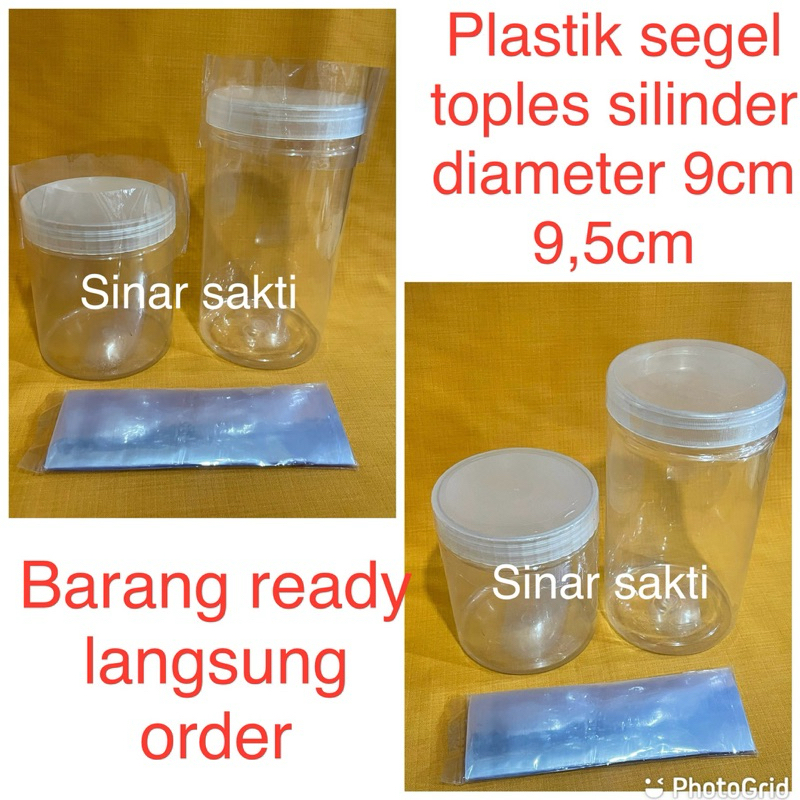 plastik segel toples /plastik segel tabung plastik segel shrink