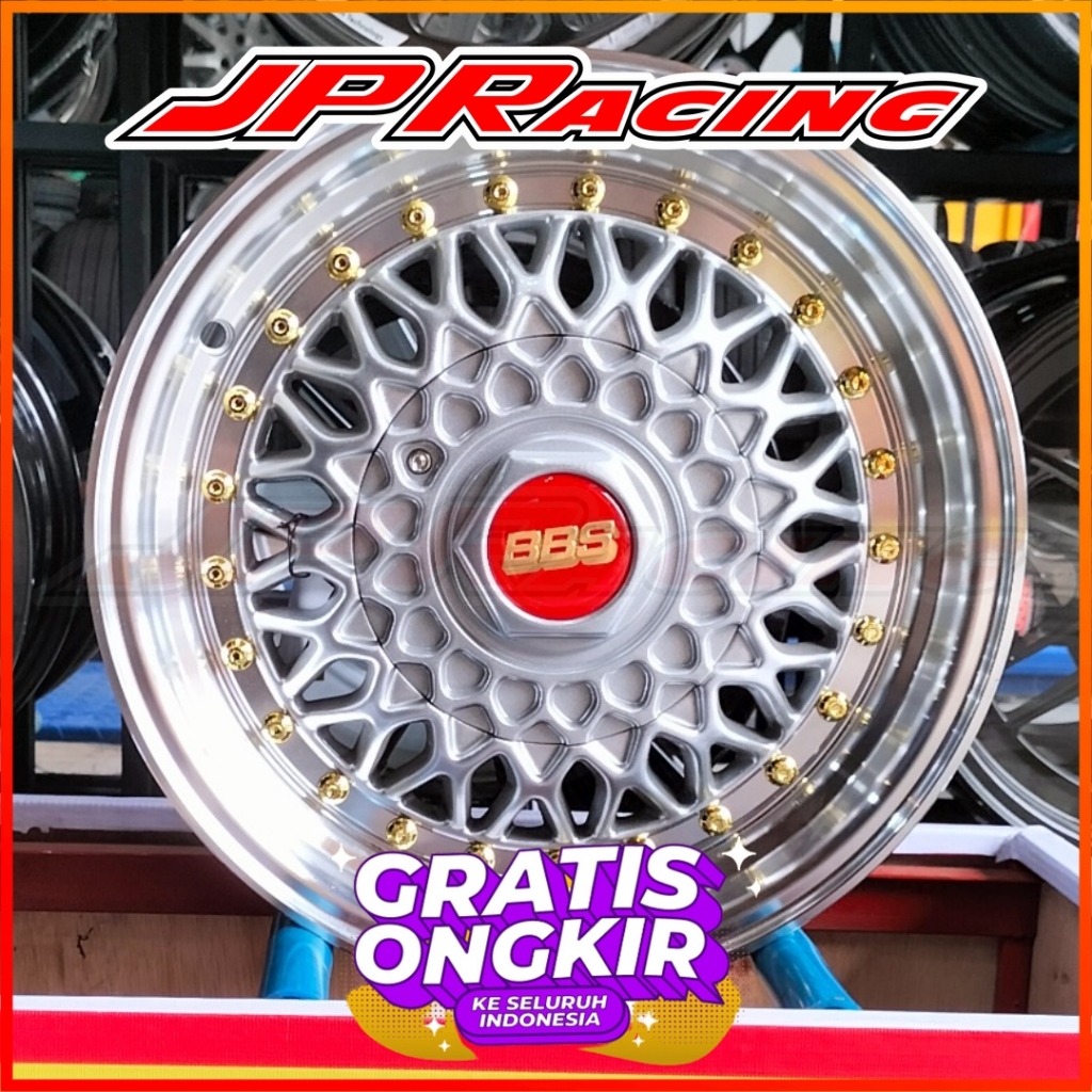 Velg Toyota Corolla R14X6.5 PCD 8X100/114.3 BBS Soluna Etios Vios Baleno