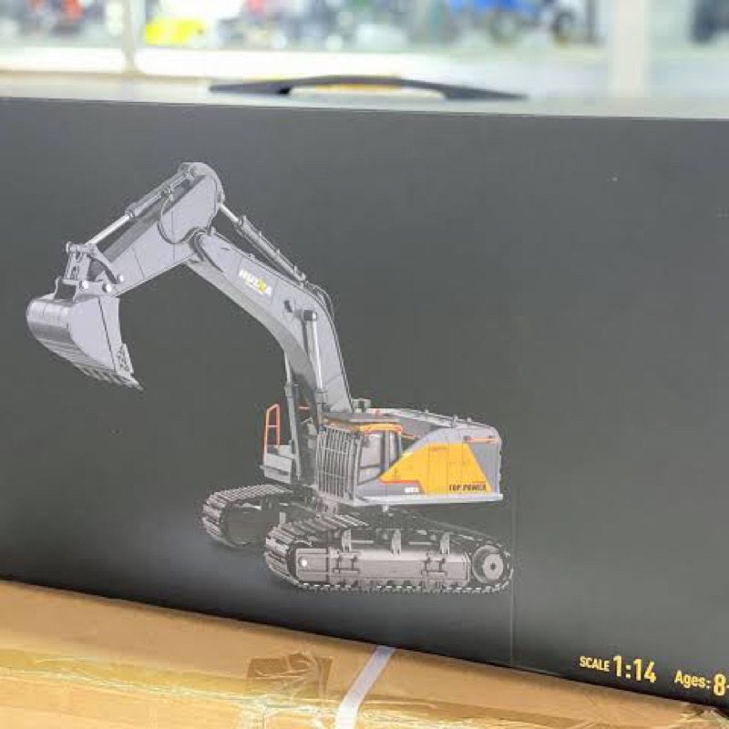 huina mainan remote control 1:14 / diecast excavator 1592