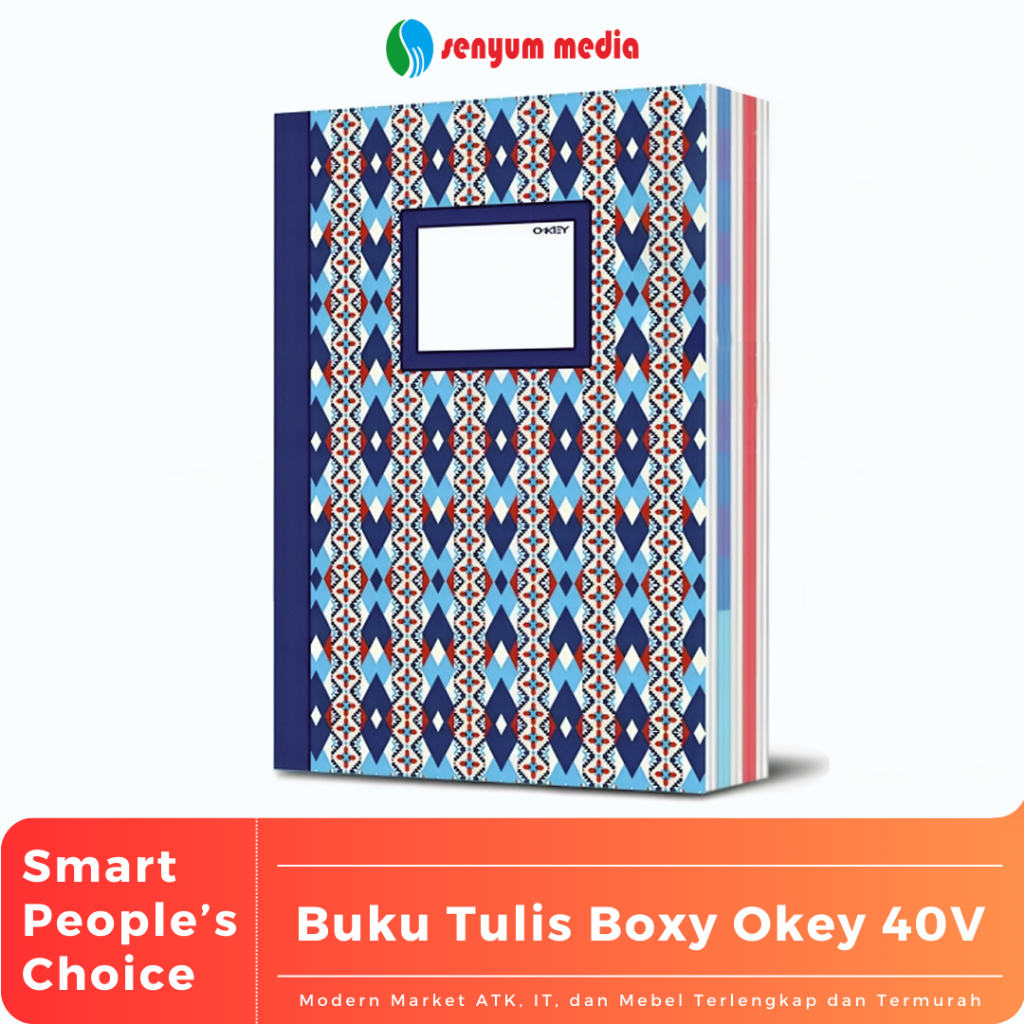 

Buku Tulis Boxy OKEY Oleh KIKY 40 Lembar (1 Pack Isi 10 Buku) (S:PAK)