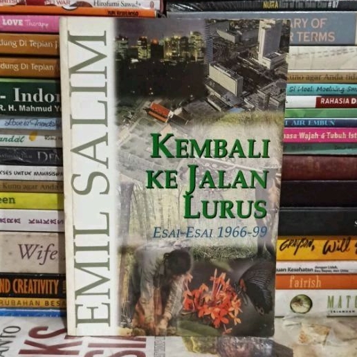 Buku Original KEMBALI KE JALAN LURUS EMIL SALIM Bekas
