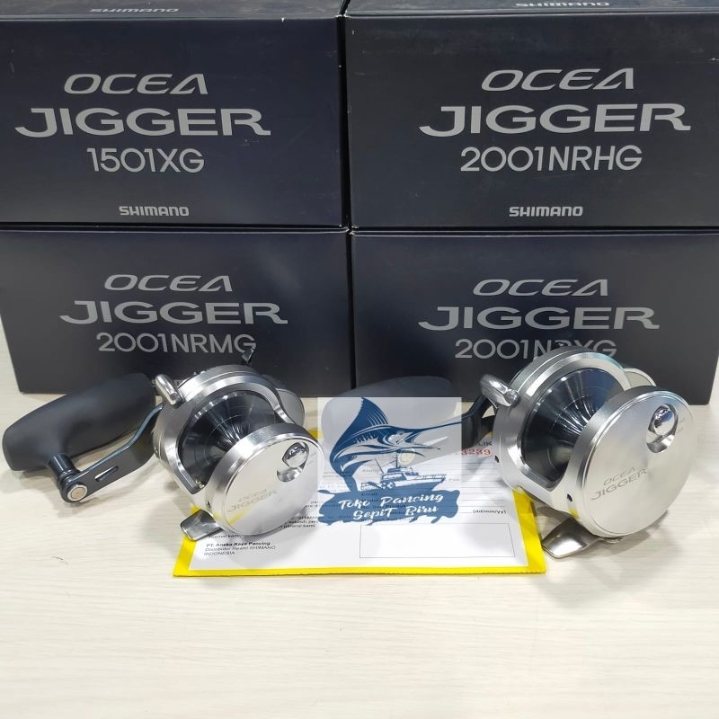 REEL SHIMANO OCEA JIGGER 2001NRMG HANDLE KIRI NEW 2021