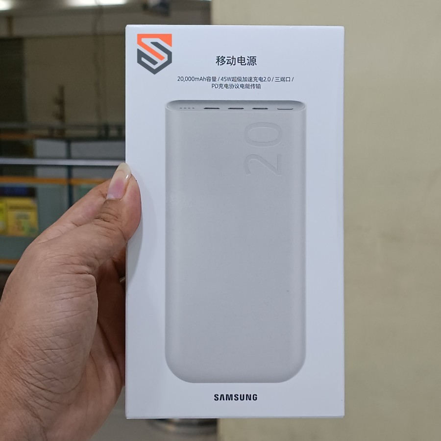 Samsung Powerbank 20000mAh 45W/Battery Pack 45w 20000mah Super Fast Charging Original SAMSUNG