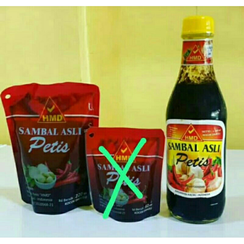 

HMD Sambal Asli Petis Pouch 220gram Termurah