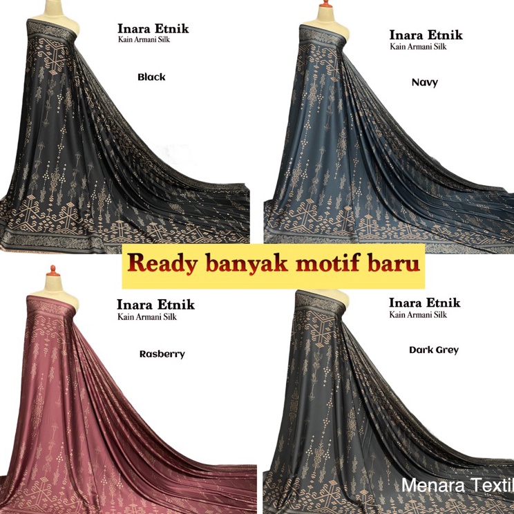Special Limited  Bahan Kain Armani silk brown ecoprint Premium mewah  armany silk abstrak  kain silk