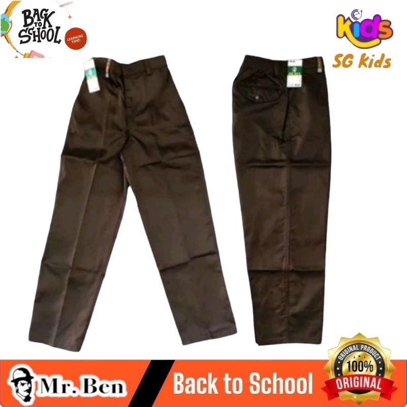 

MR.BEN Celana SMP Pramuka Panjang Pinggang Karet // Celana Pramuka // SERAGAM SEKOLAH