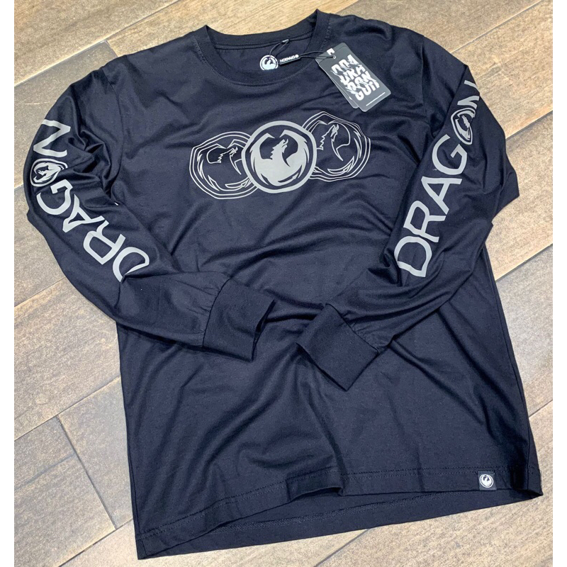 Kaos Dragon Original lengan panjang Dmtsl Trilogy black