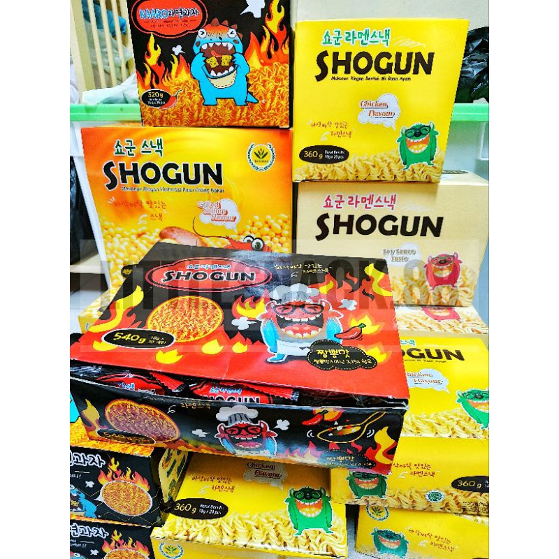 

[ BOX ] DISTRIBUTOR PERTAMA MIE SHOGUN CHICKEN // KAARO FLAVOUR ISI 20 BUNGKUS