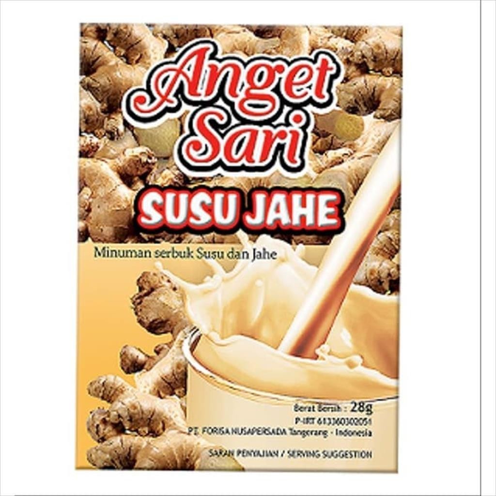 

Anget Sari Susu Jahe Minuman Rempah Serbuk 25 gr 10 Pcs