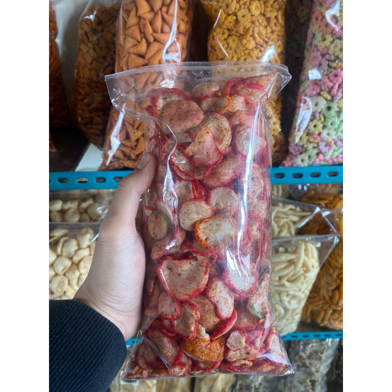 

kemasan 250 gram kerupuk seblak rafael // seblak kencur kekinian